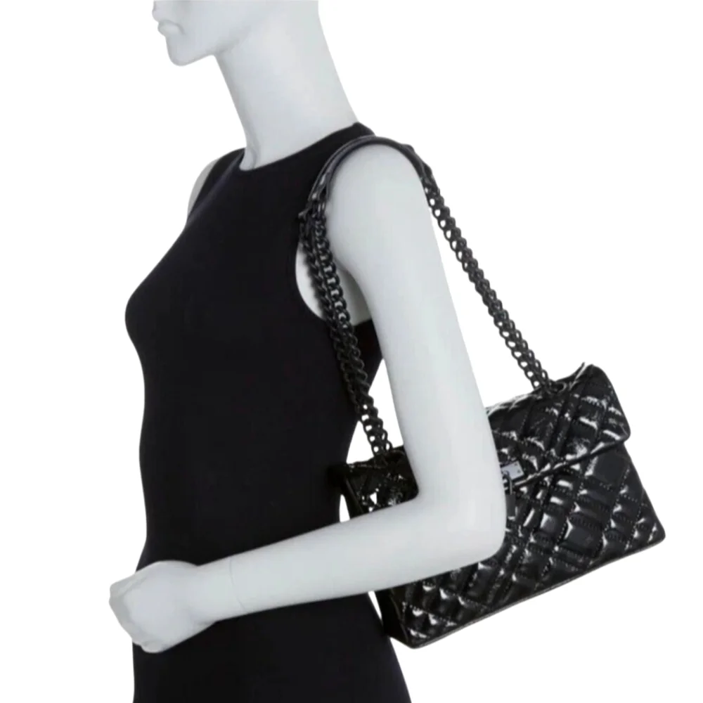 Kurt Geiger Britton Black Quilted Women's Bag - Picture 1 of 7